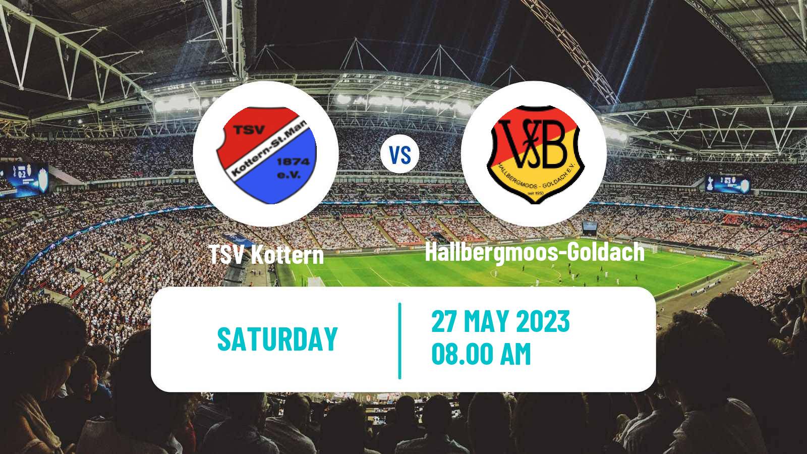 Soccer German Oberliga Bayern Süd TSV Kottern - Hallbergmoos-Goldach