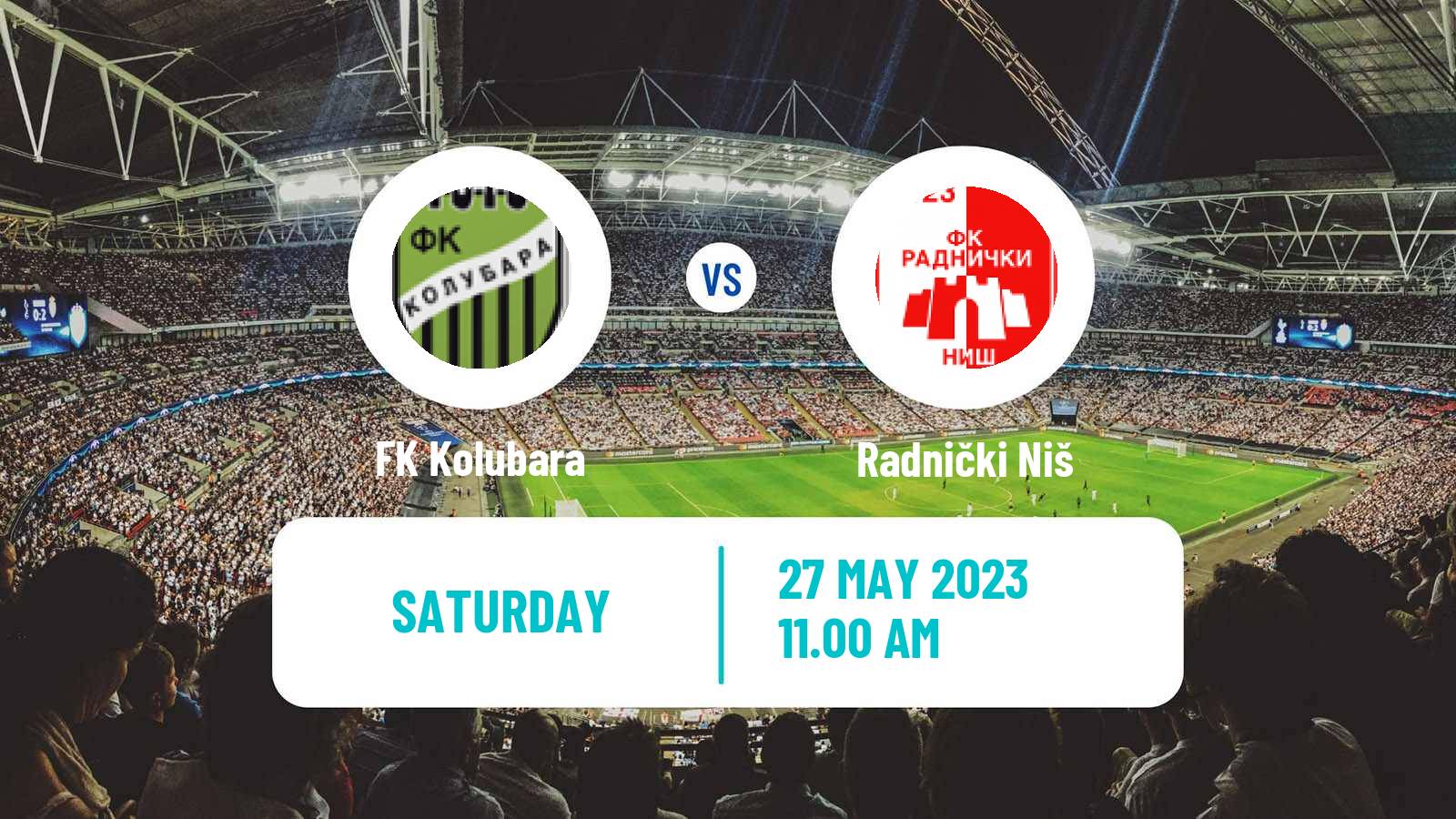 Soccer Serbian Superliga Kolubara - Radnički Niš