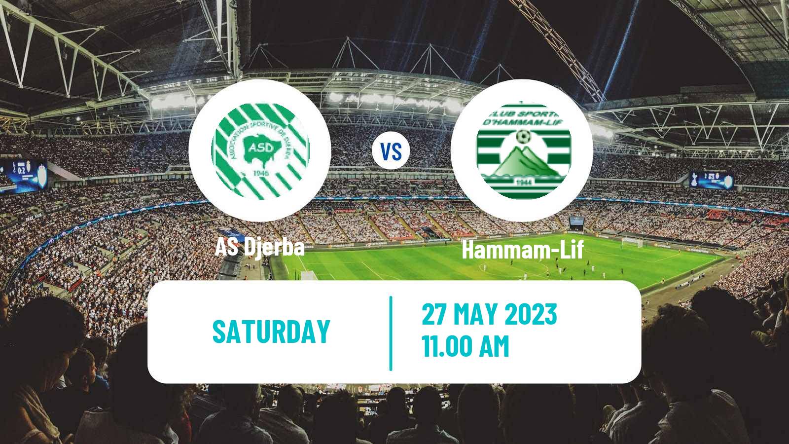 Soccer Tunisian Ligue 2 Djerba - Hammam-Lif