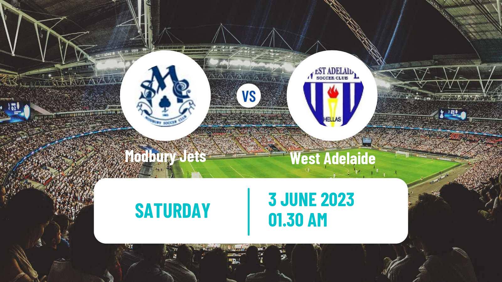 Soccer Australian NPL South Australian Modbury Jets - West Adelaide