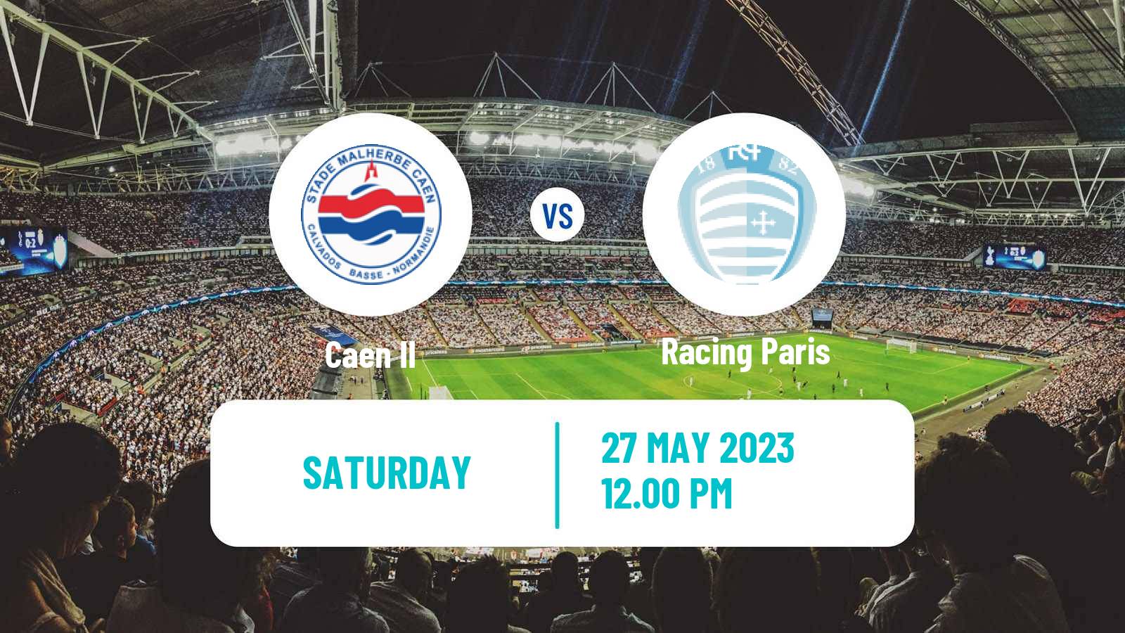 Soccer French National 2 - Group A Caen II - Racing Paris