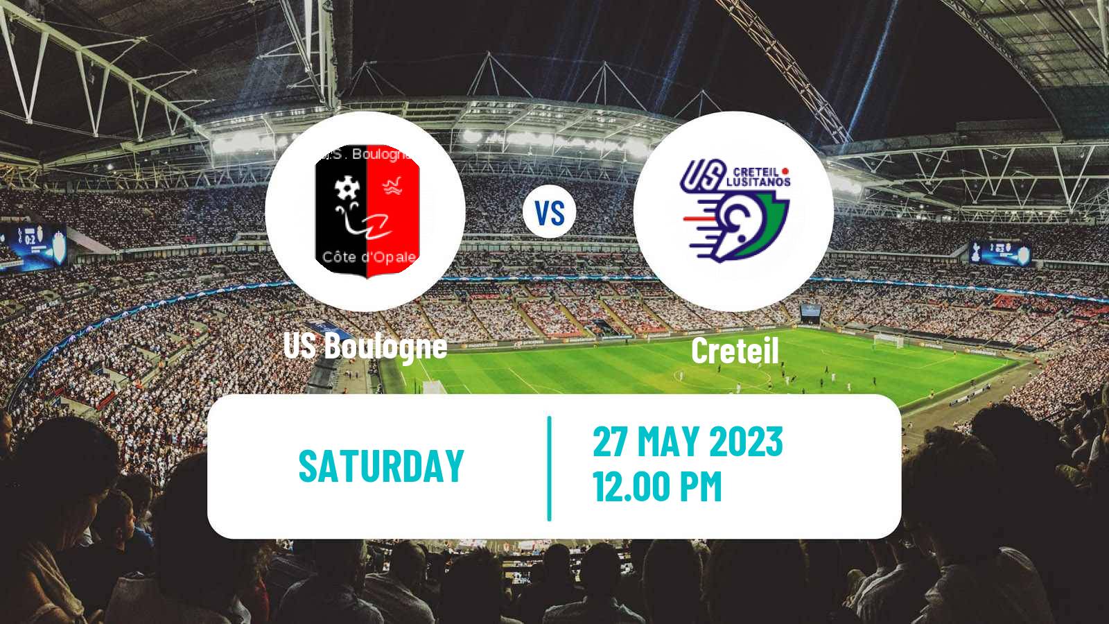 Soccer French National 2 - Group B Boulogne - Creteil