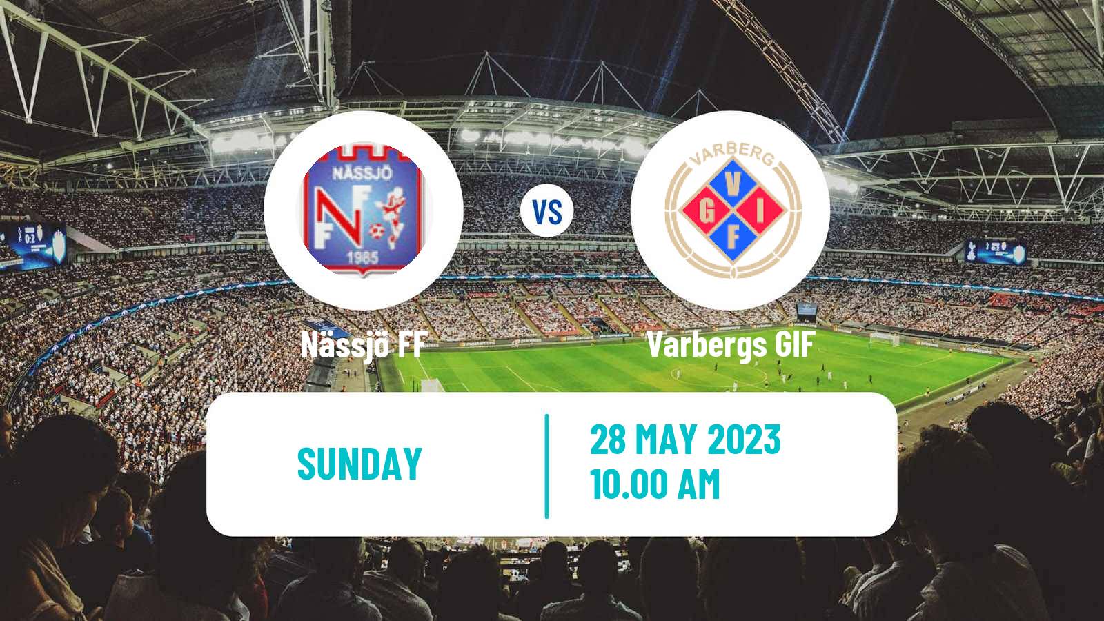 Soccer Swedish Division 2 - Västra Götaland Nässjö - Varbergs GIF