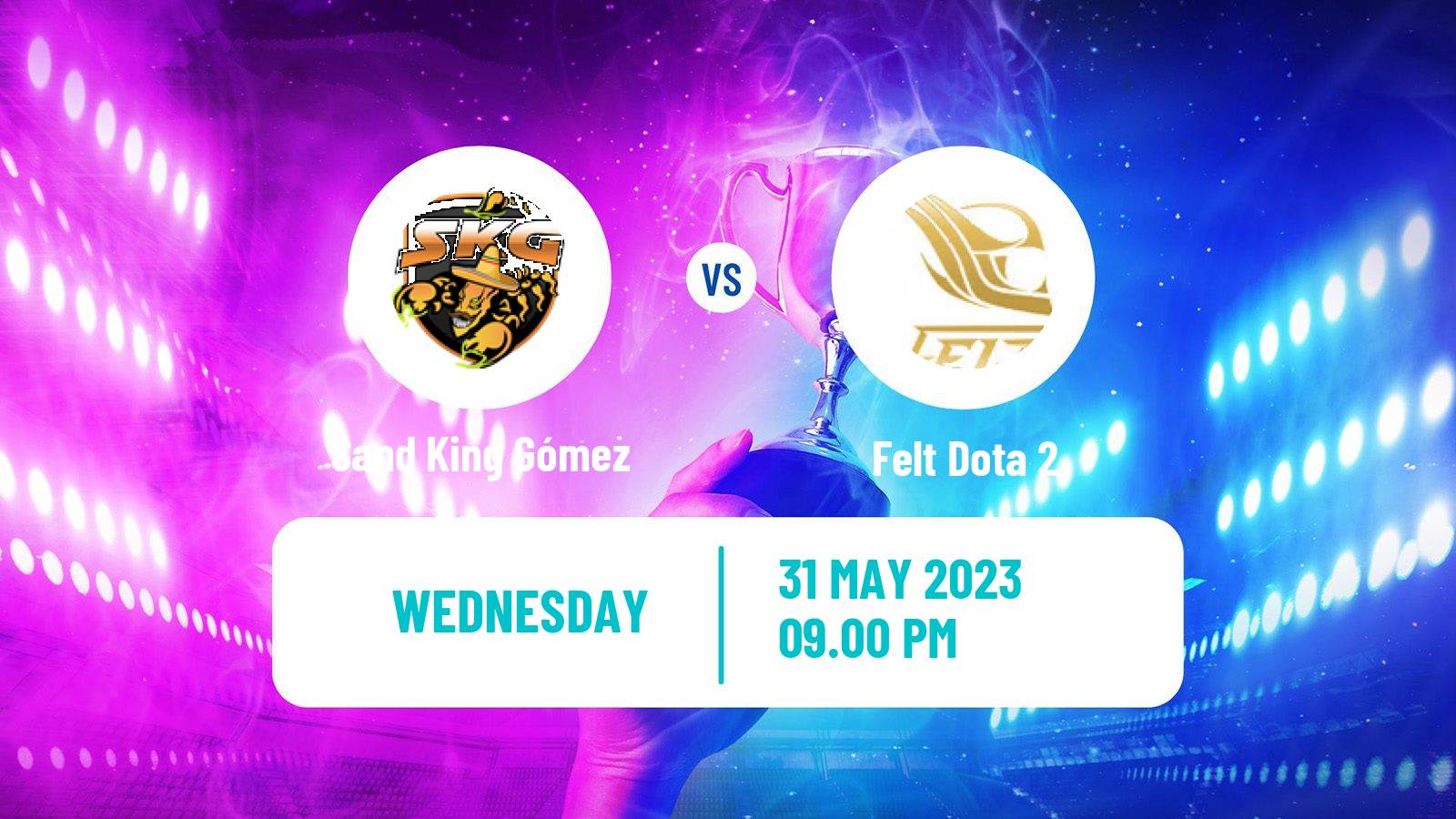 Esports Dota 2 Pro Circuit Season 3 Sand King Gómez - Felt