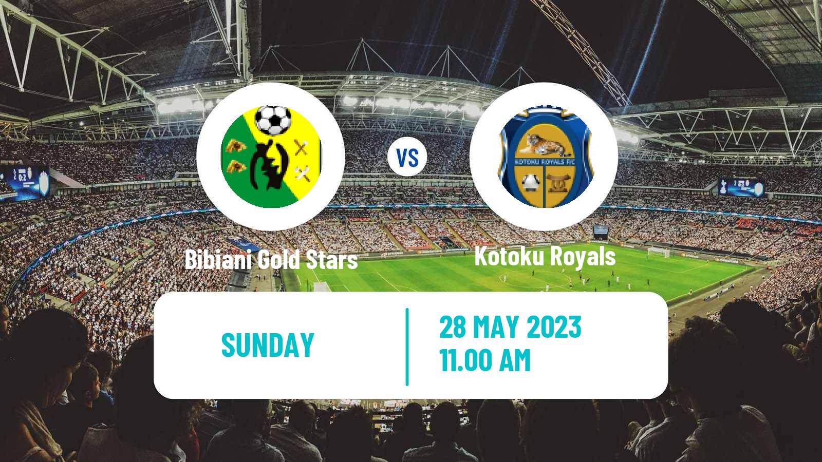 Soccer Ghanaian Premier League Bibiani Gold Stars - Kotoku Royals