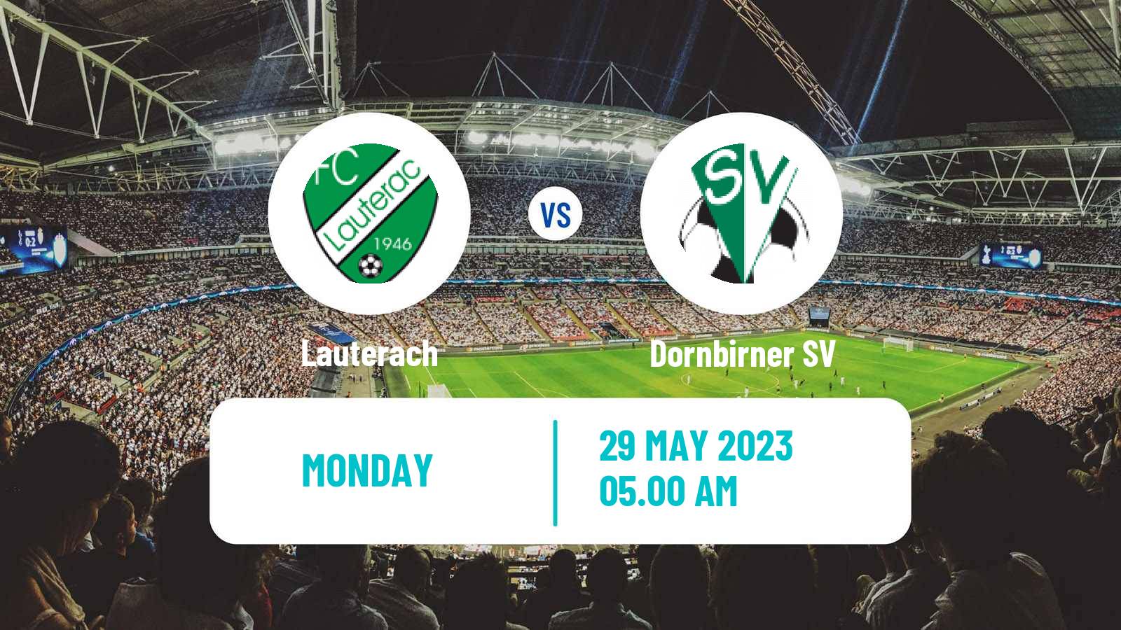 Soccer Austrian Regionalliga West - Vorarlberg Lauterach - Dornbirner SV