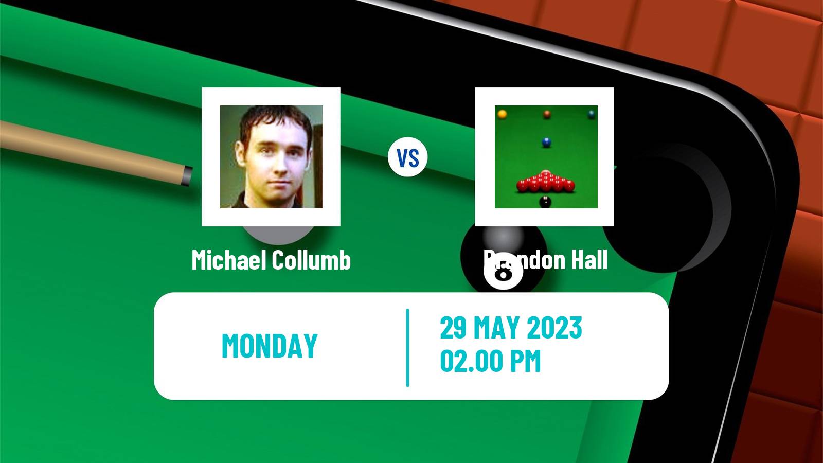 Snooker Qualifying School 1 Michael Collumb - Brandon Hall