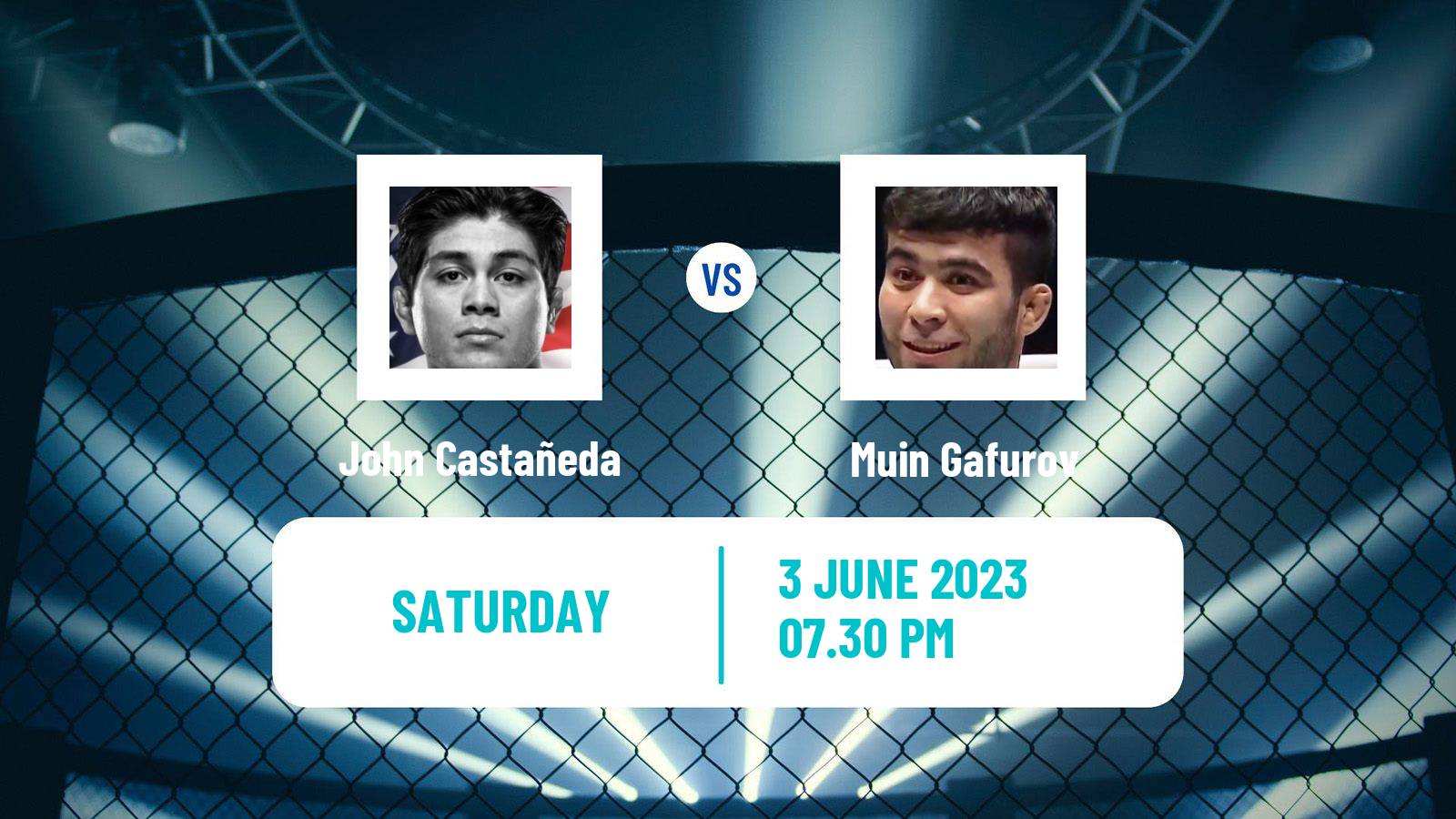 MMA Bantamweight UFC Men John Castañeda - Muin Gafurov