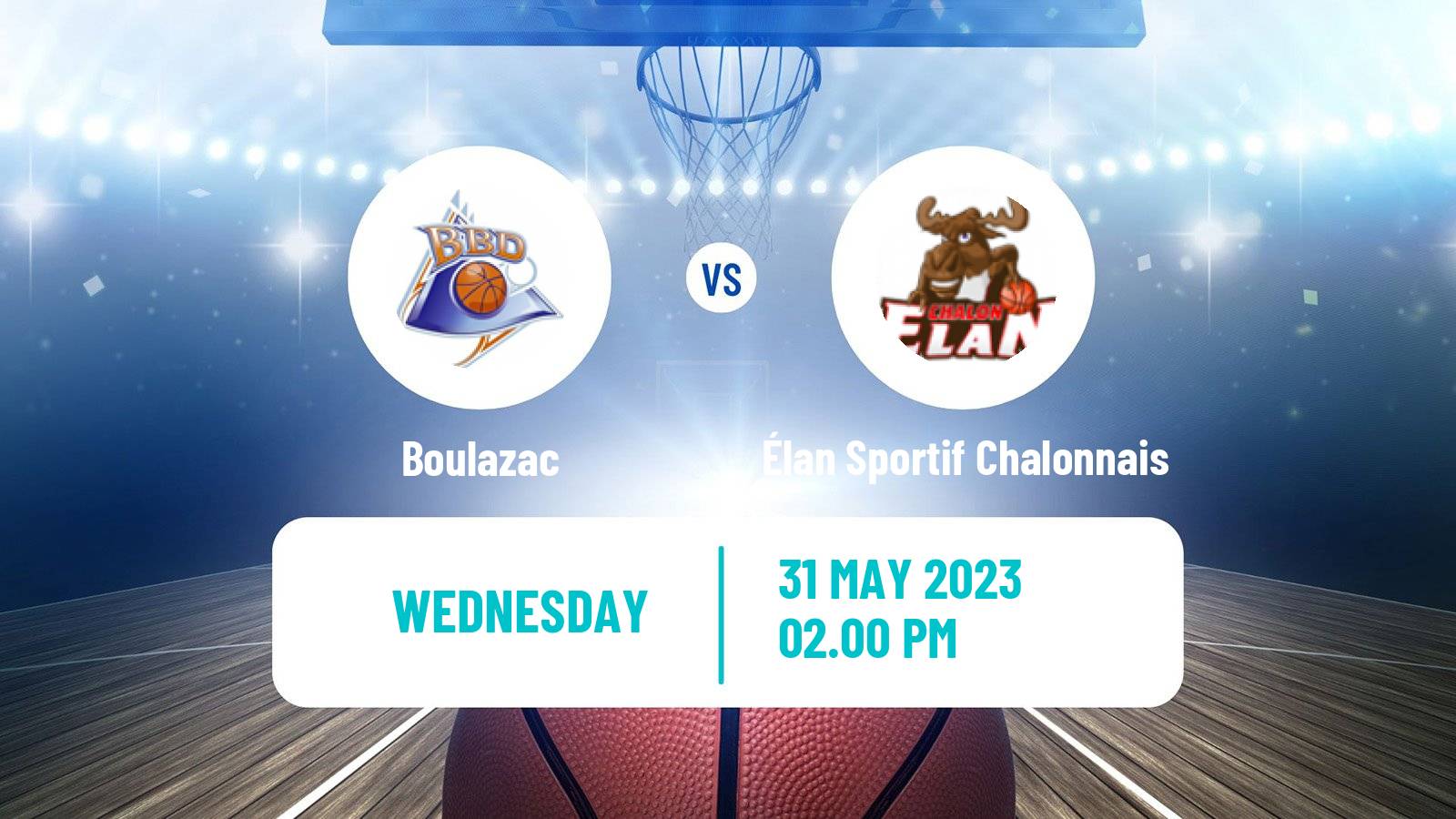 Basketball French LNB Pro B Boulazac - Élan Sportif Chalonnais