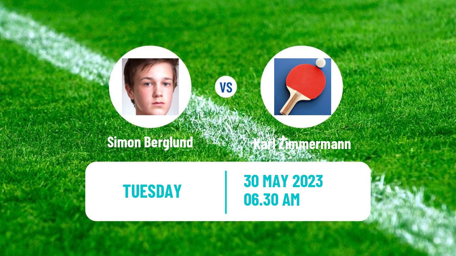 Table tennis Challenger Series Men Simon Berglund - Karl Zimmermann