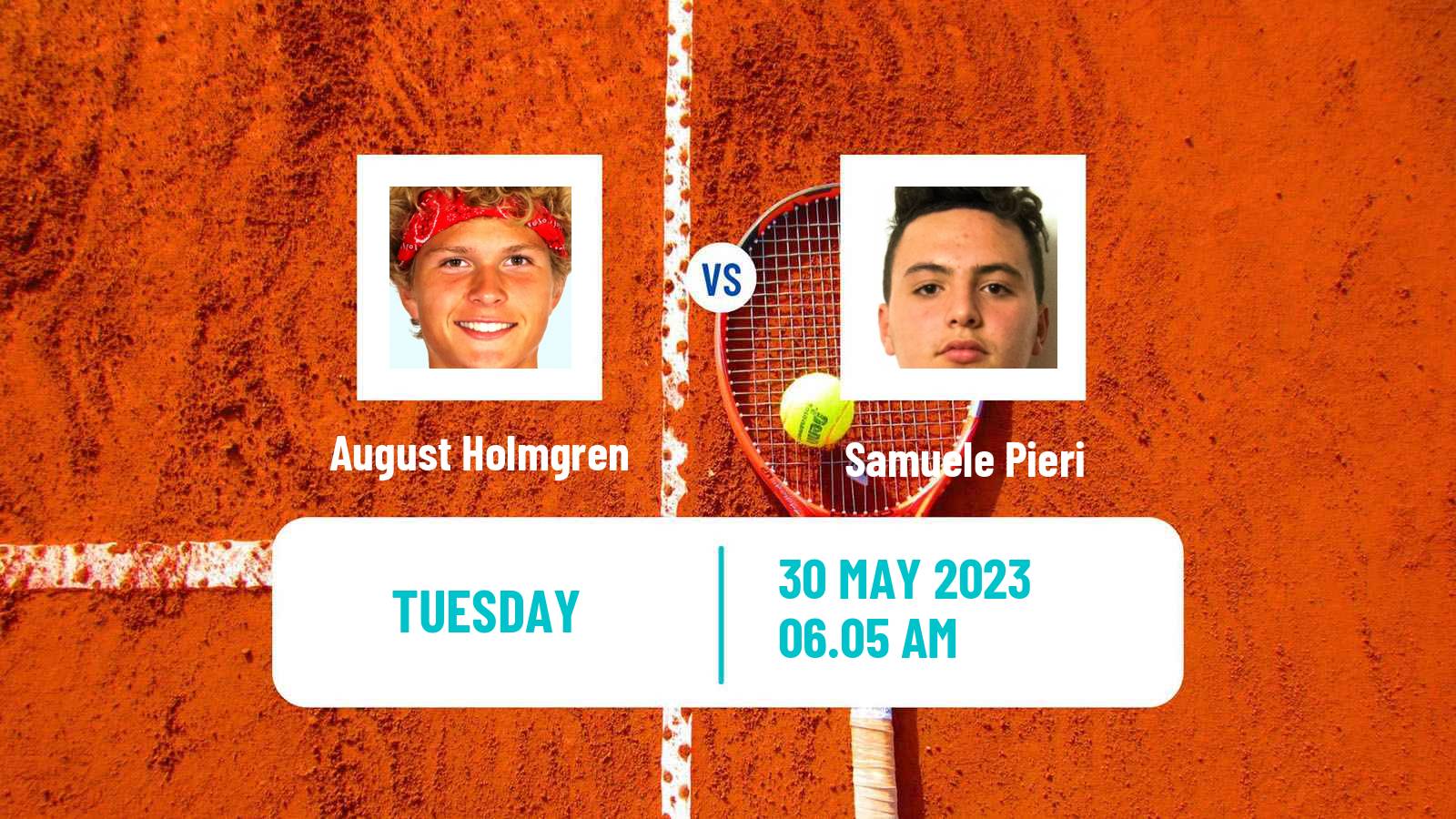 Tennis ITF M25 Rome Men August Holmgren - Samuele Pieri