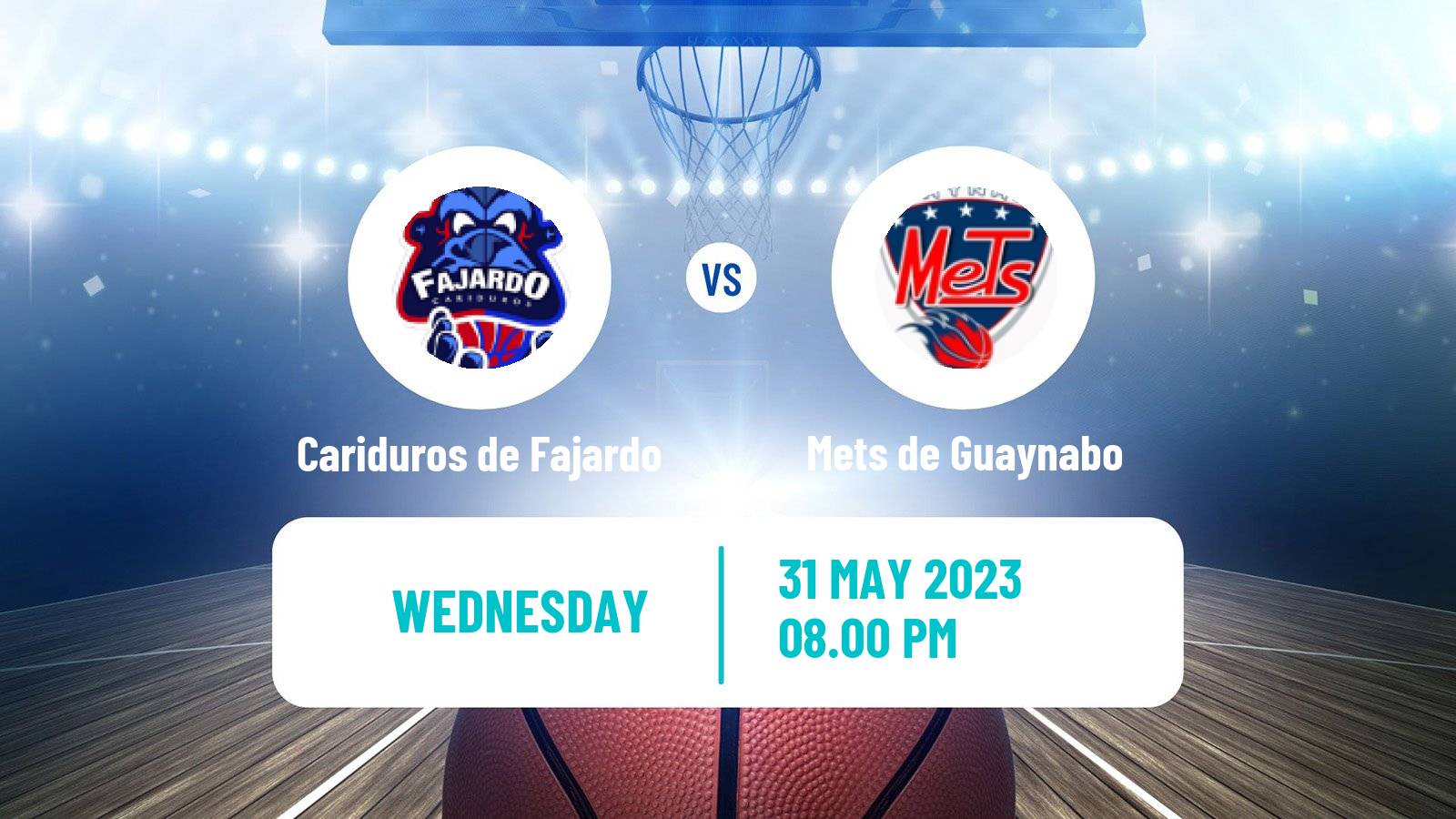 Basketball Puerto Rican BSN Cariduros de Fajardo - Mets de Guaynabo
