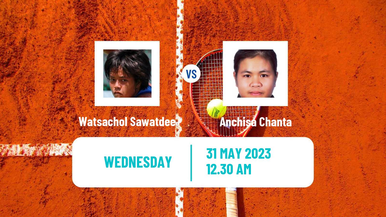 Tennis ITF W25 Nakhon Si Thammarat Women Watsachol Sawatdee - Anchisa Chanta