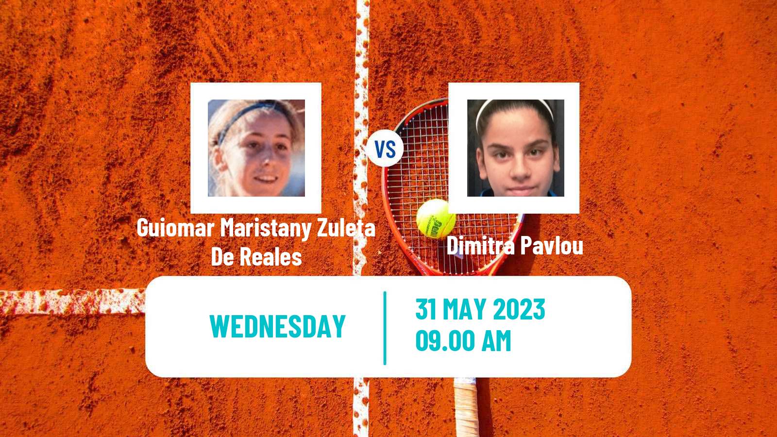 Tennis ITF W40 Otocec 2 Women Guiomar Maristany Zuleta De Reales - Dimitra Pavlou
