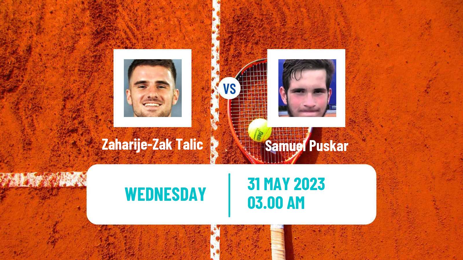 Tennis ITF M25 Kiseljak Men Zaharije-Zak Talic - Samuel Puskar