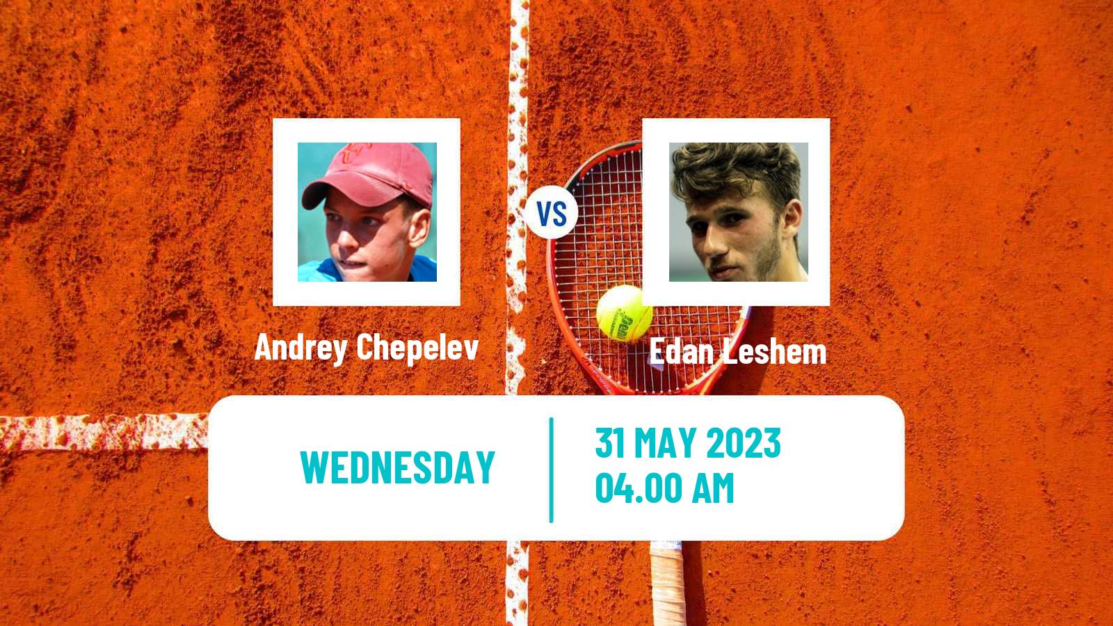 Tennis ITF M25 Rome Men Andrey Chepelev - Edan Leshem