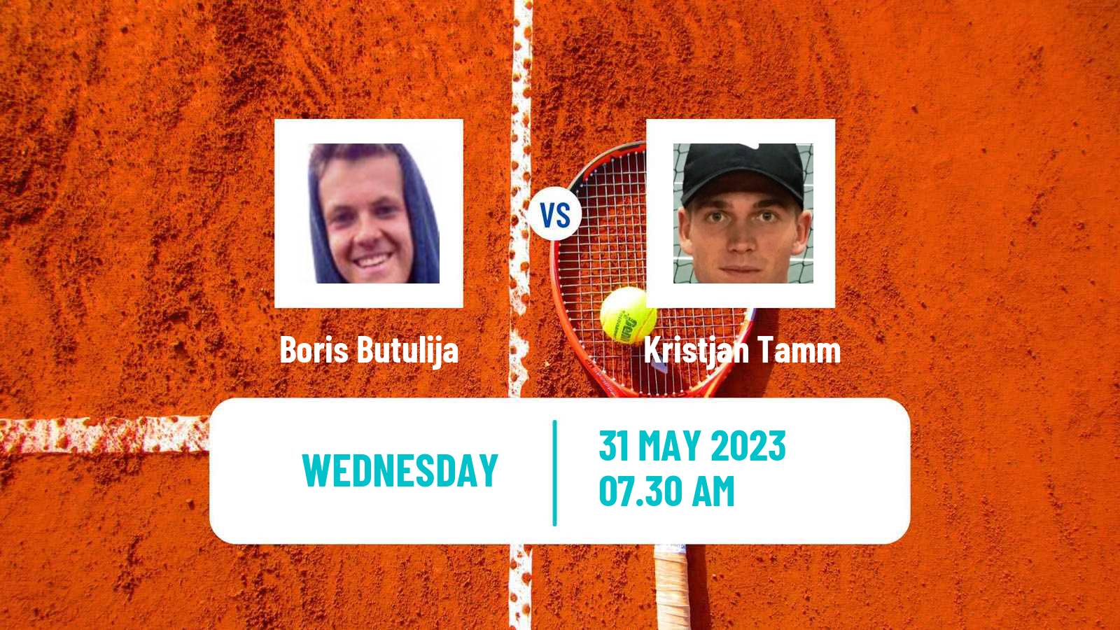 Tennis ITF M15 Kursumlijska Banja 4 Men Boris Butulija - Kristjan Tamm