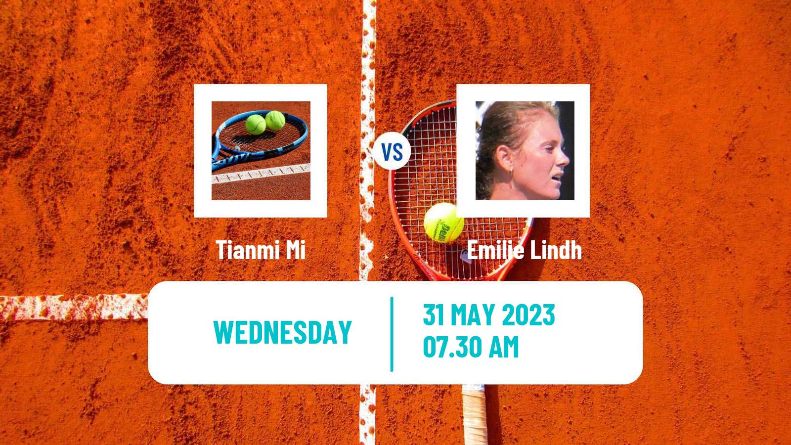 Tennis ITF W25 Yecla Women Tianmi Mi - Emilie Lindh