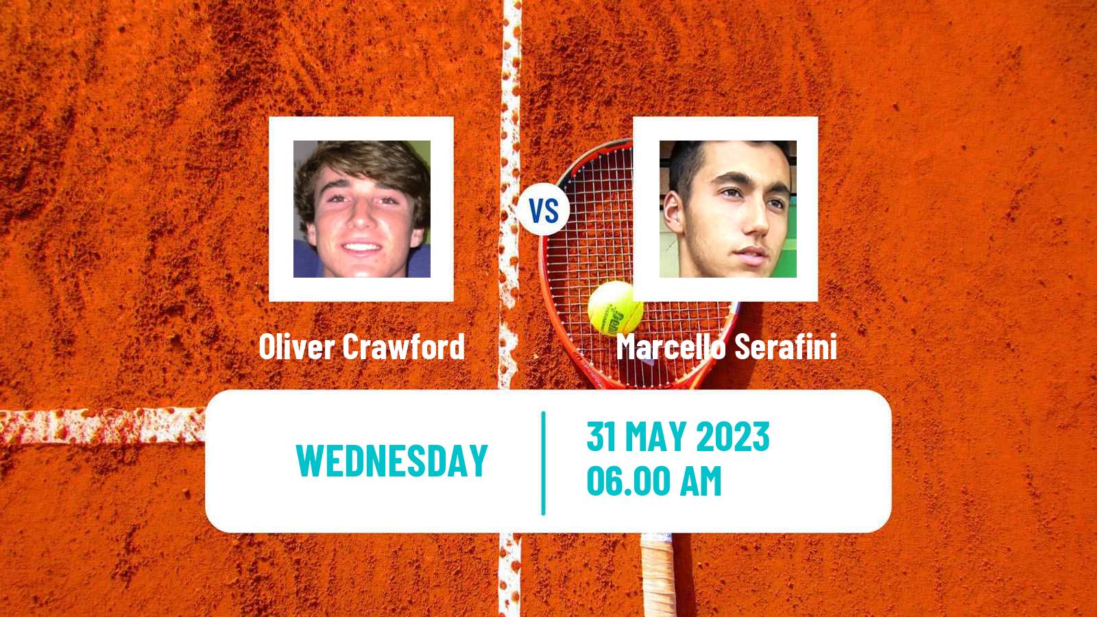Tennis ITF M25 Rome Men Oliver Crawford - Marcello Serafini