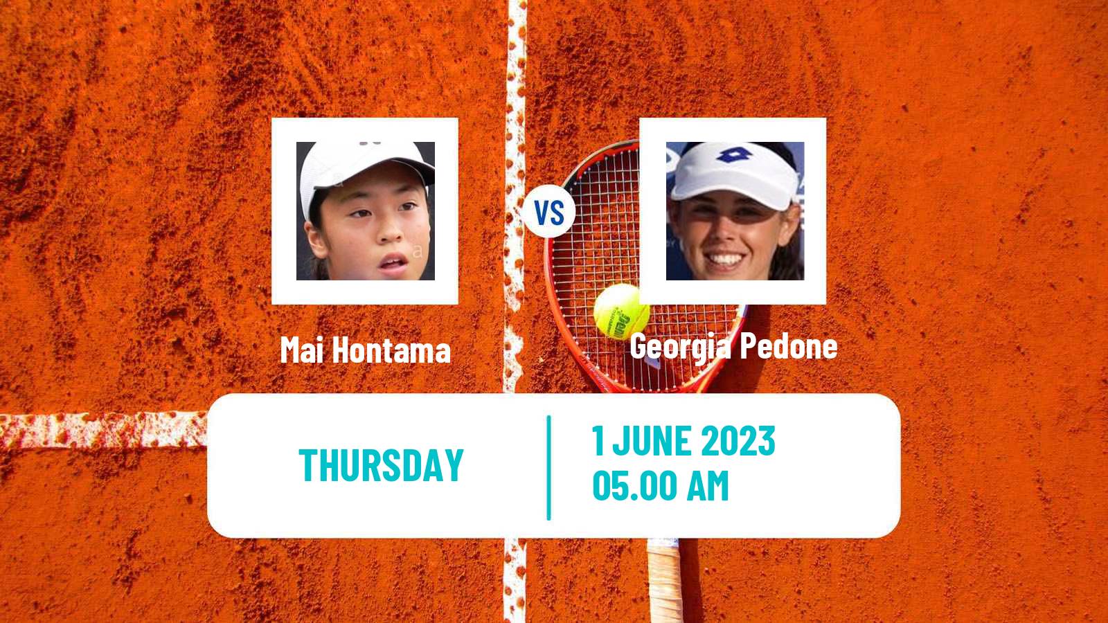 Tennis ITF W60 Brescia Women Mai Hontama - Georgia Pedone