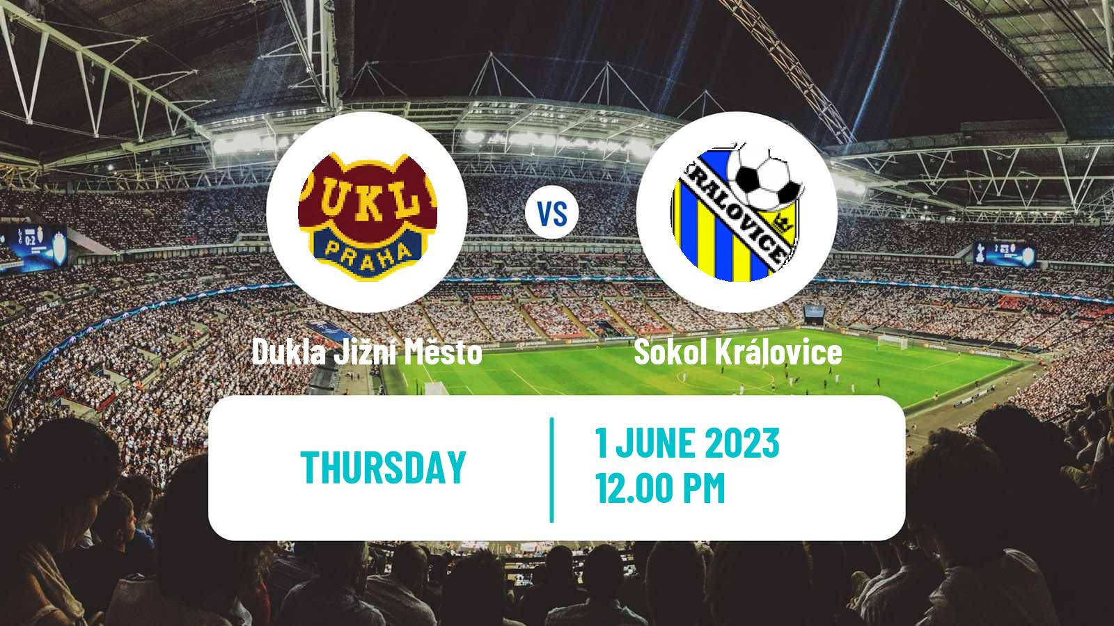 Soccer Czech Prazsky Prebor Dukla Jižní Město - Sokol Královice