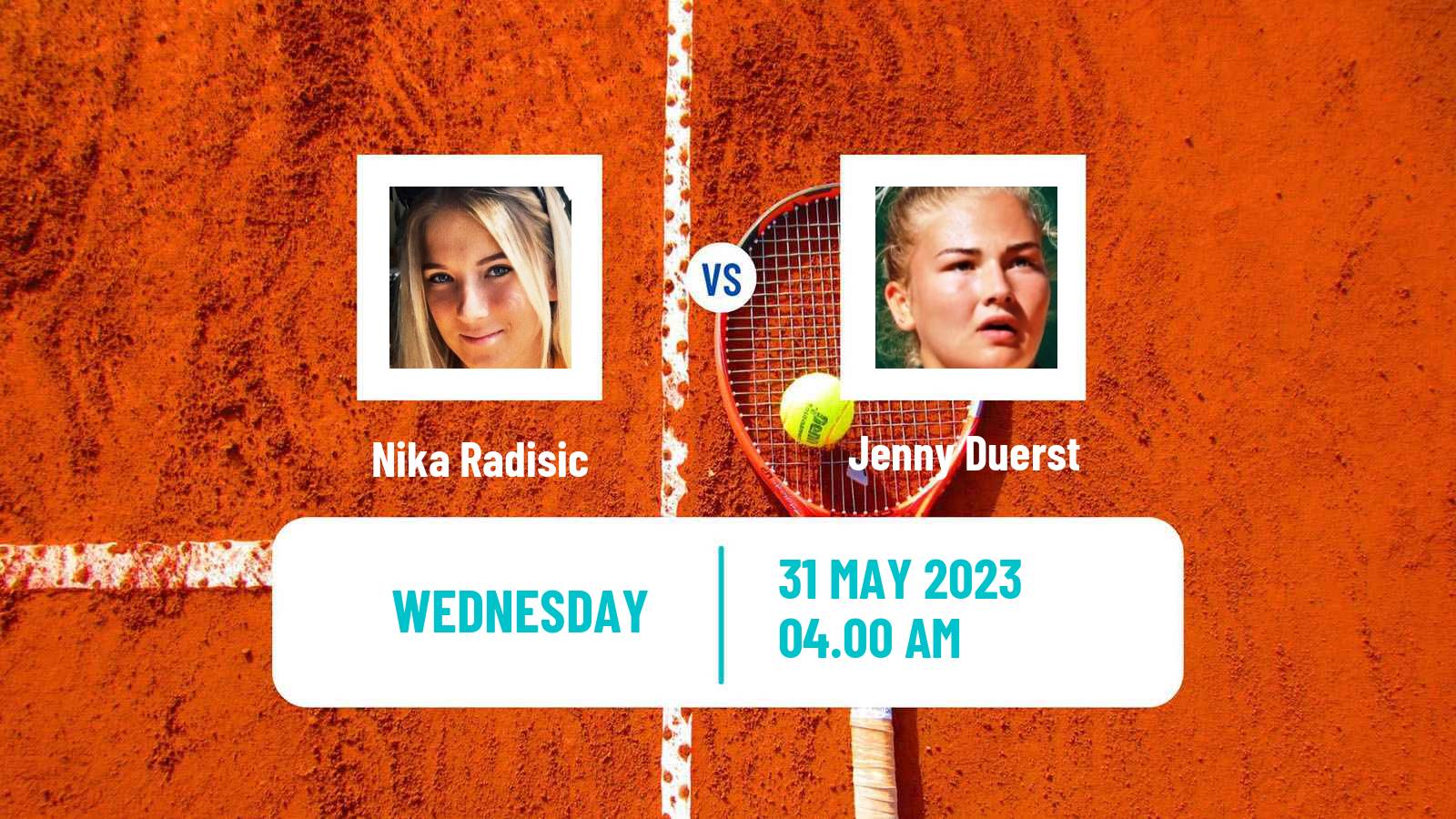 Tennis ITF W25 Annenheim Women Nika Radisic - Jenny Duerst