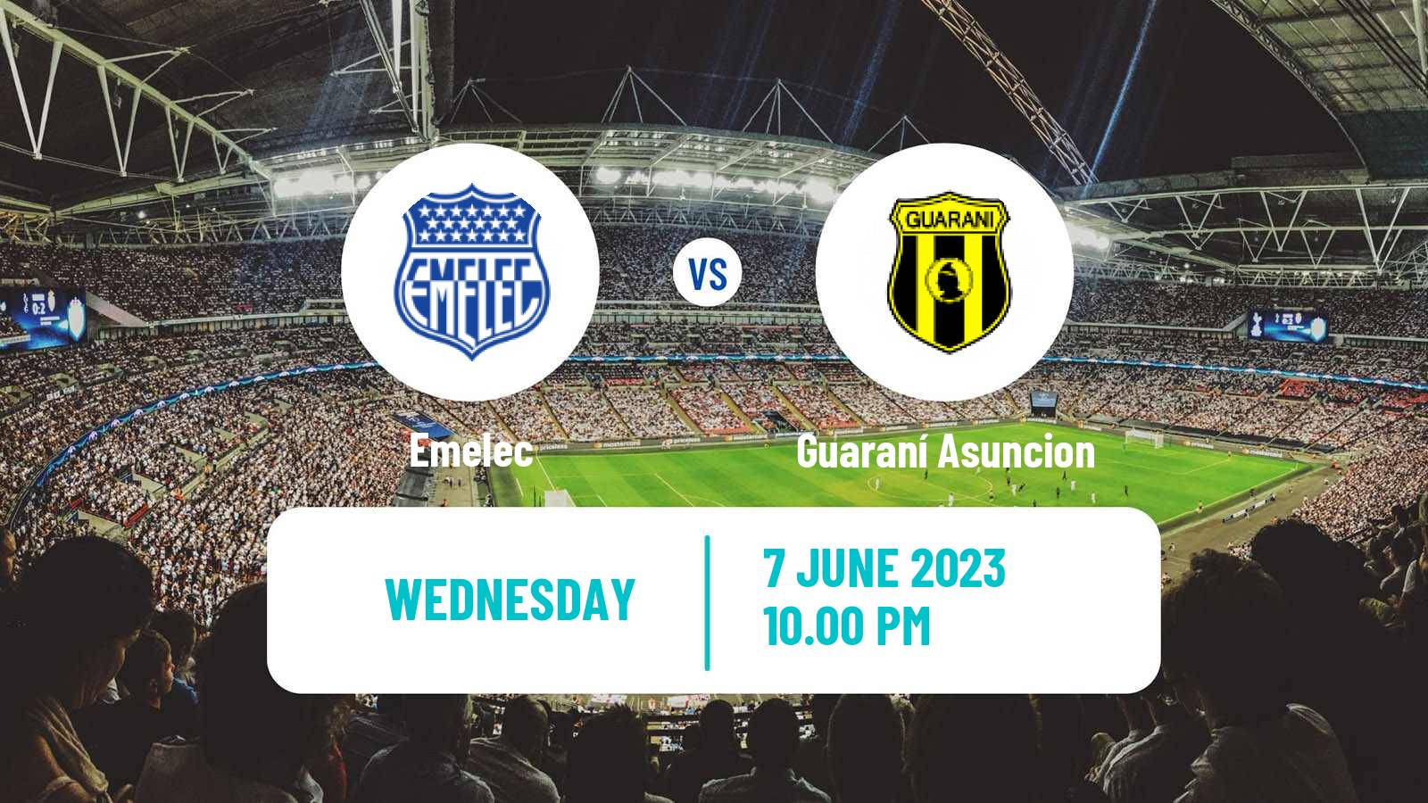 Soccer Copa Sudamericana Emelec - Guaraní Asuncion