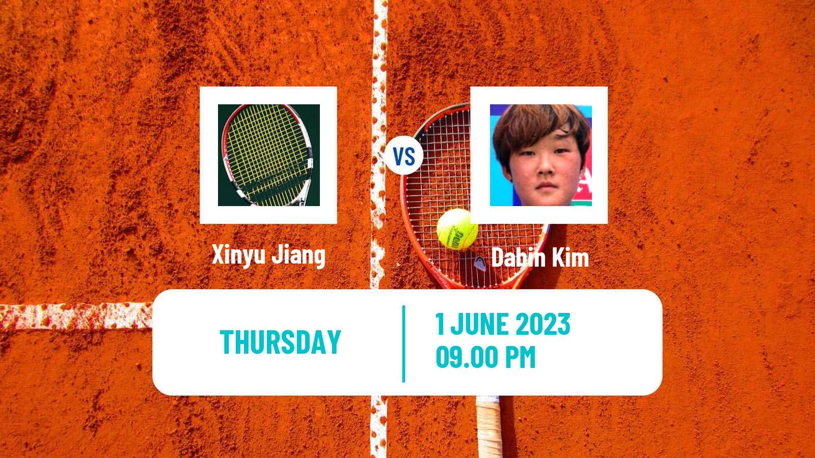 Tennis ITF W25 Changwon Women Xinyu Jiang - Dabin Kim