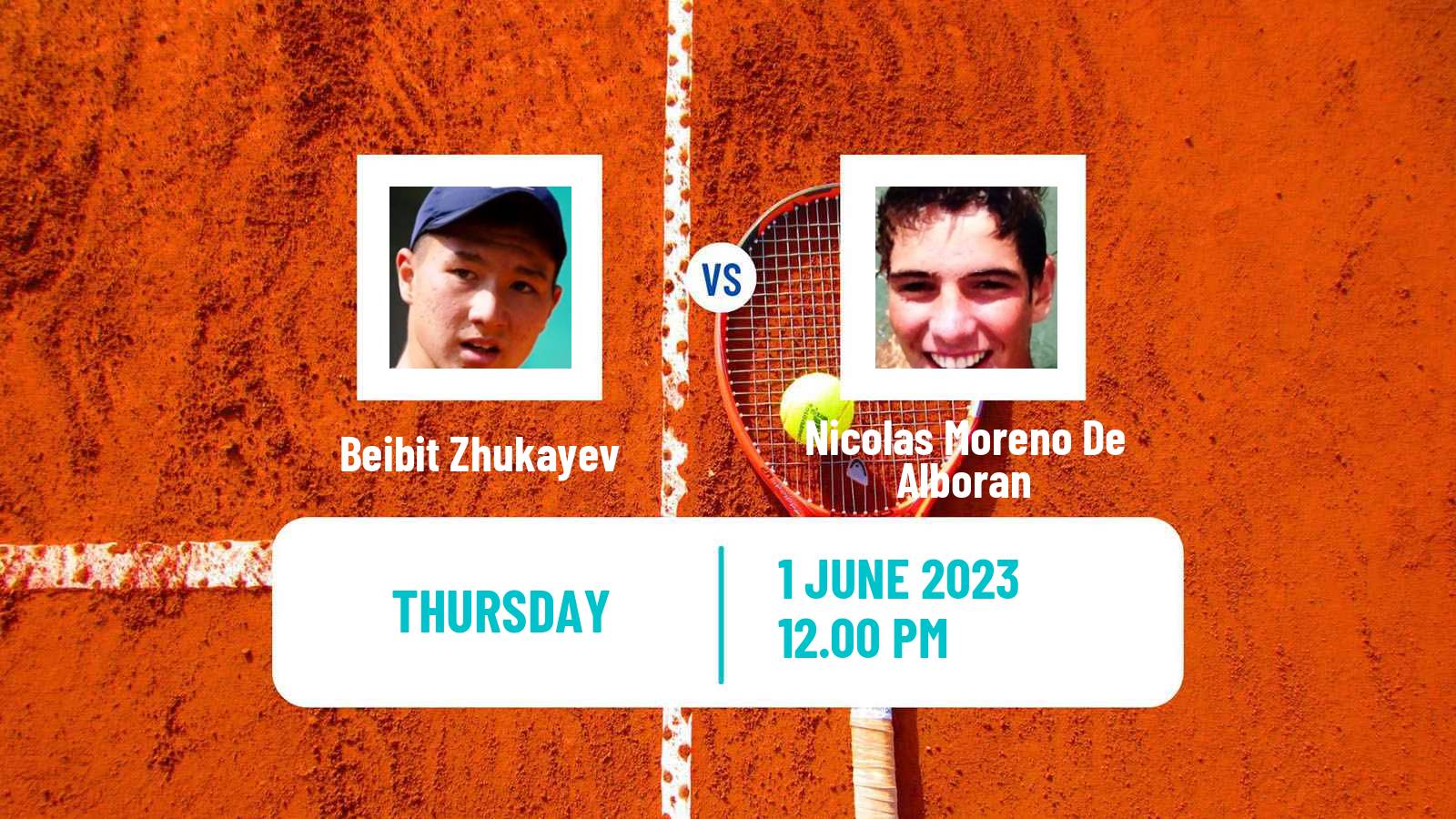 Tennis Little Rock Challenger Men Beibit Zhukayev - Nicolas Moreno De Alboran