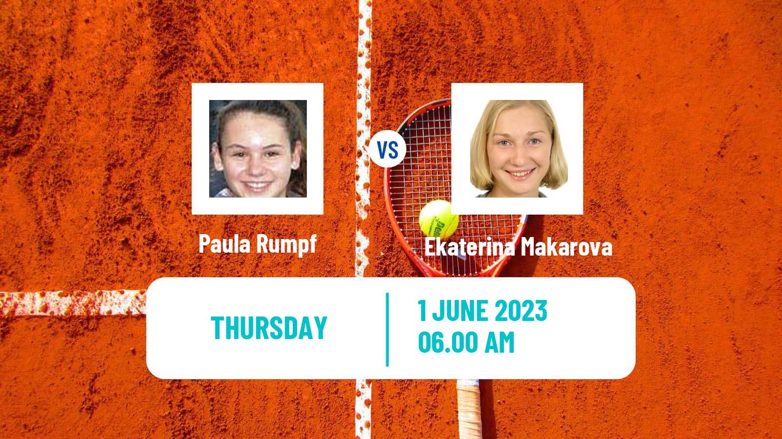 Tennis ITF W25 Troisdorf Women Paula Rumpf - Ekaterina Makarova