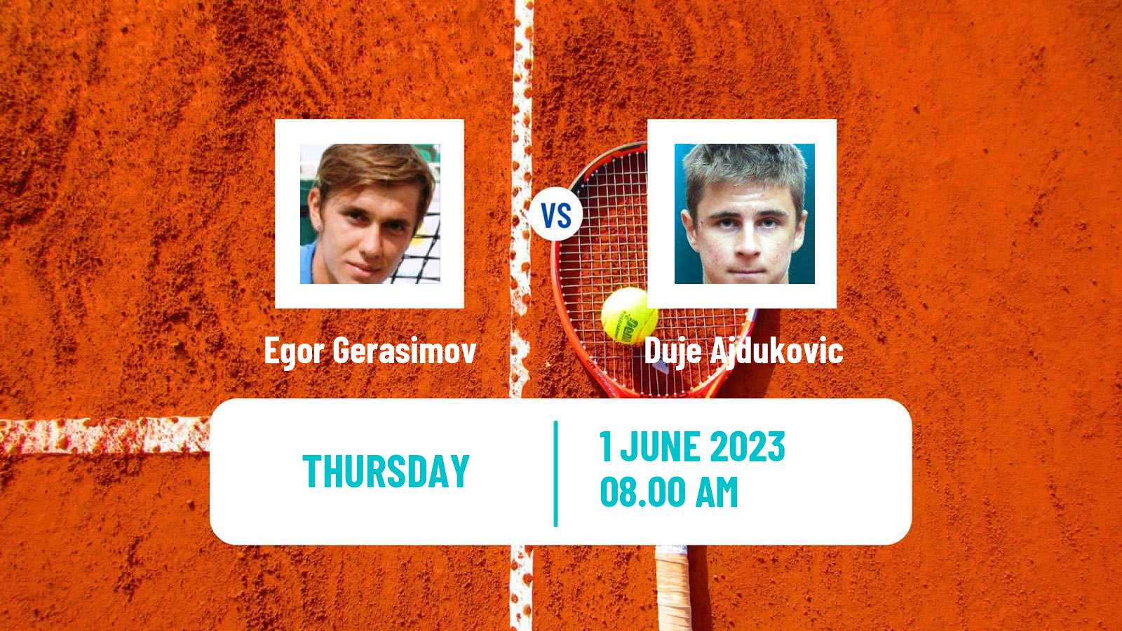 Tennis ITF M25 Kiseljak Men Egor Gerasimov - Duje Ajdukovic