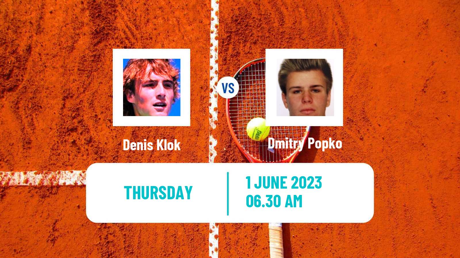 Tennis ITF M25 Kiseljak Men Denis Klok - Dmitry Popko