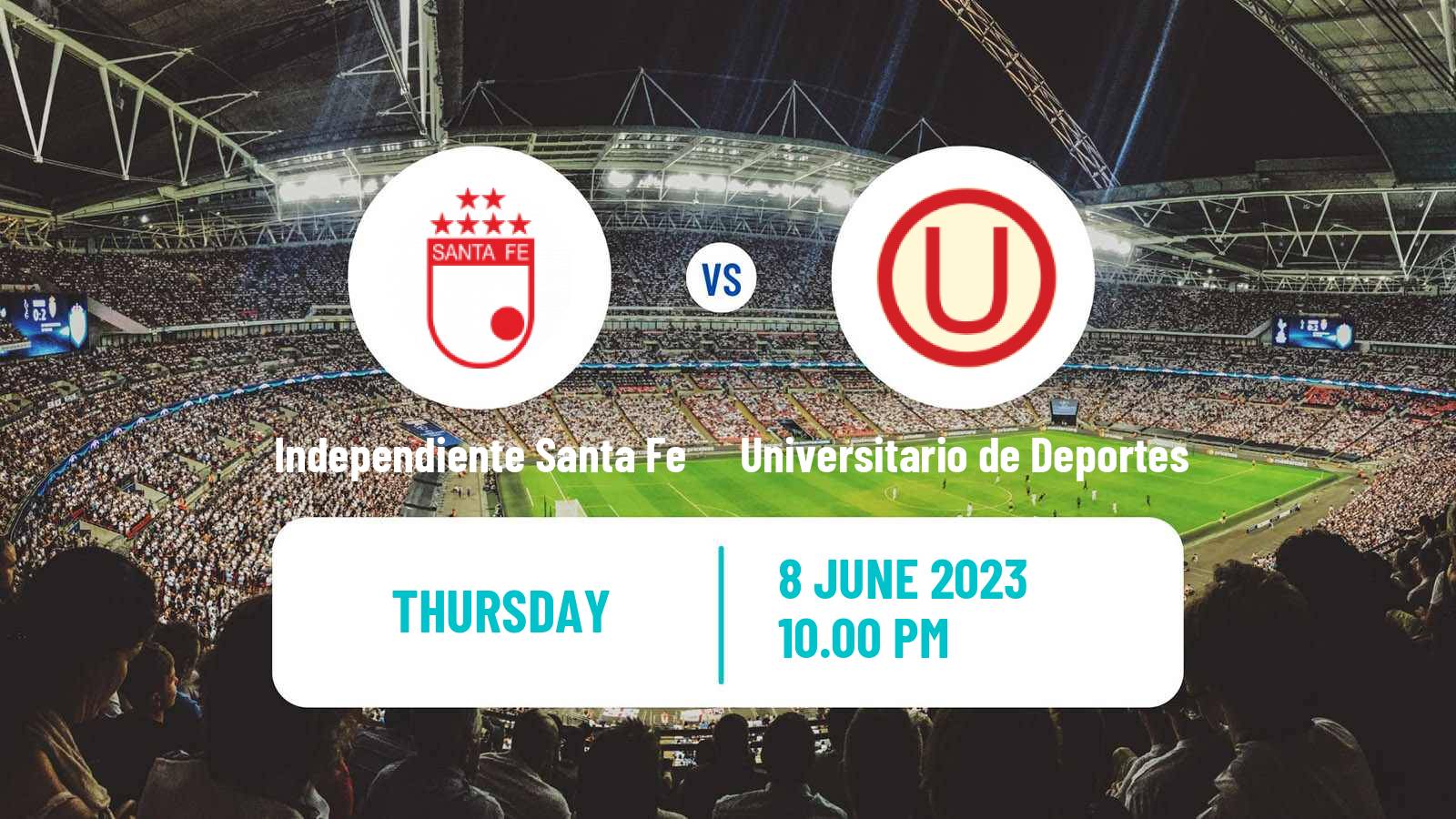 Soccer Copa Sudamericana Independiente Santa Fe - Universitario de Deportes