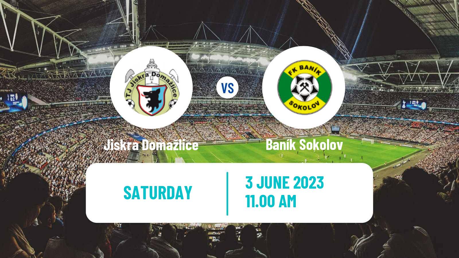 Soccer Czech CFL Group A Jiskra Domažlice - Baník Sokolov
