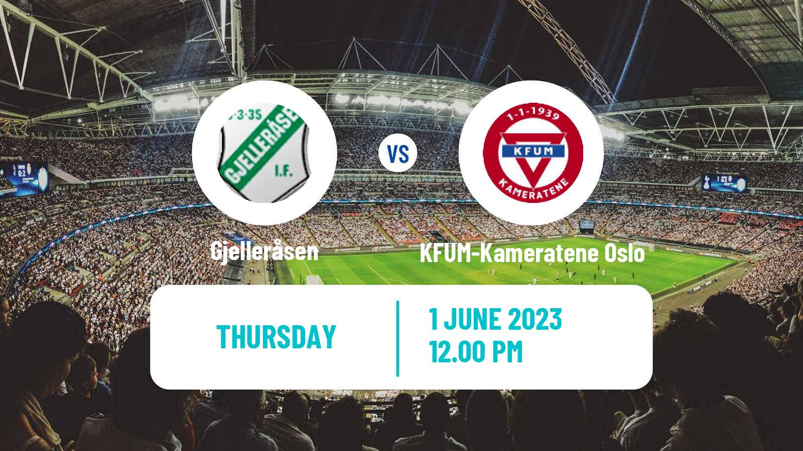 Soccer Norwegian NM Cup Gjelleråsen - KFUM-Kameratene Oslo