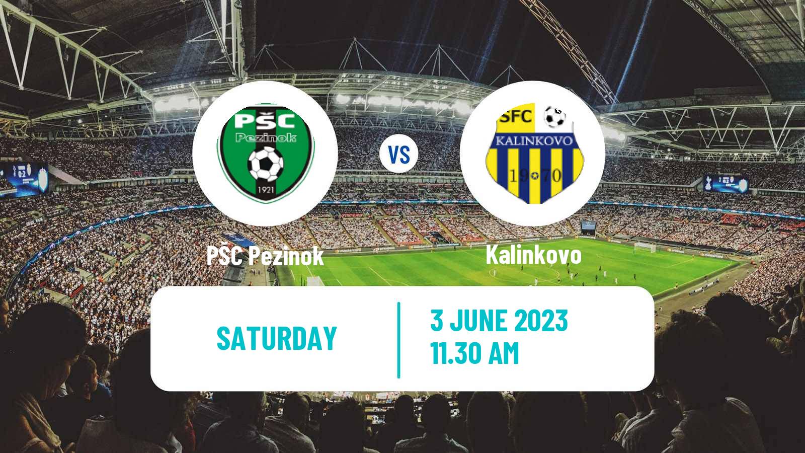 Soccer Slovak 4 Liga Bratislava Pezinok - Kalinkovo