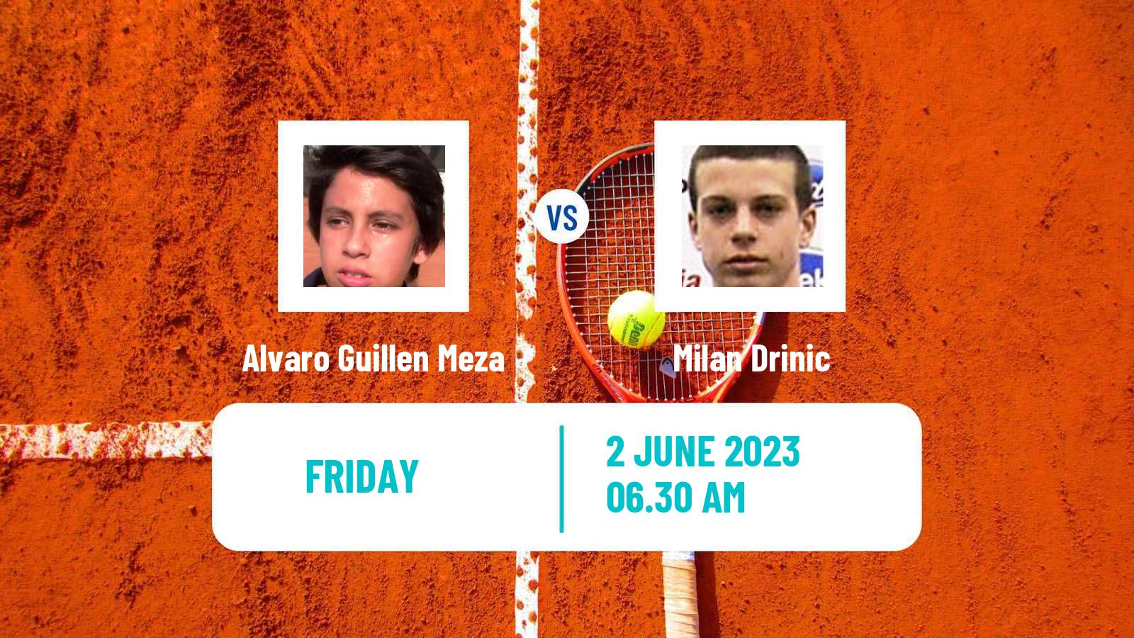Tennis ITF M15 Kursumlijska Banja 4 Men Alvaro Guillen Meza - Milan Drinic