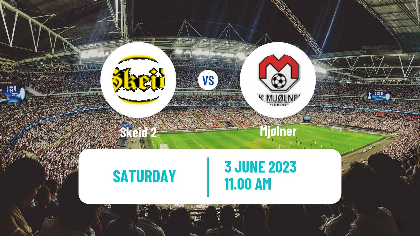 Soccer Norwegian Division 3 - Group 6 Skeid 2 - Mjølner