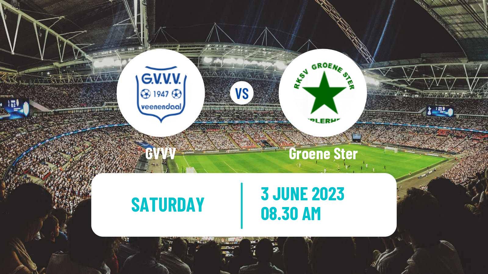 Soccer Dutch Tweede Divisie GVVV - Groene Ster