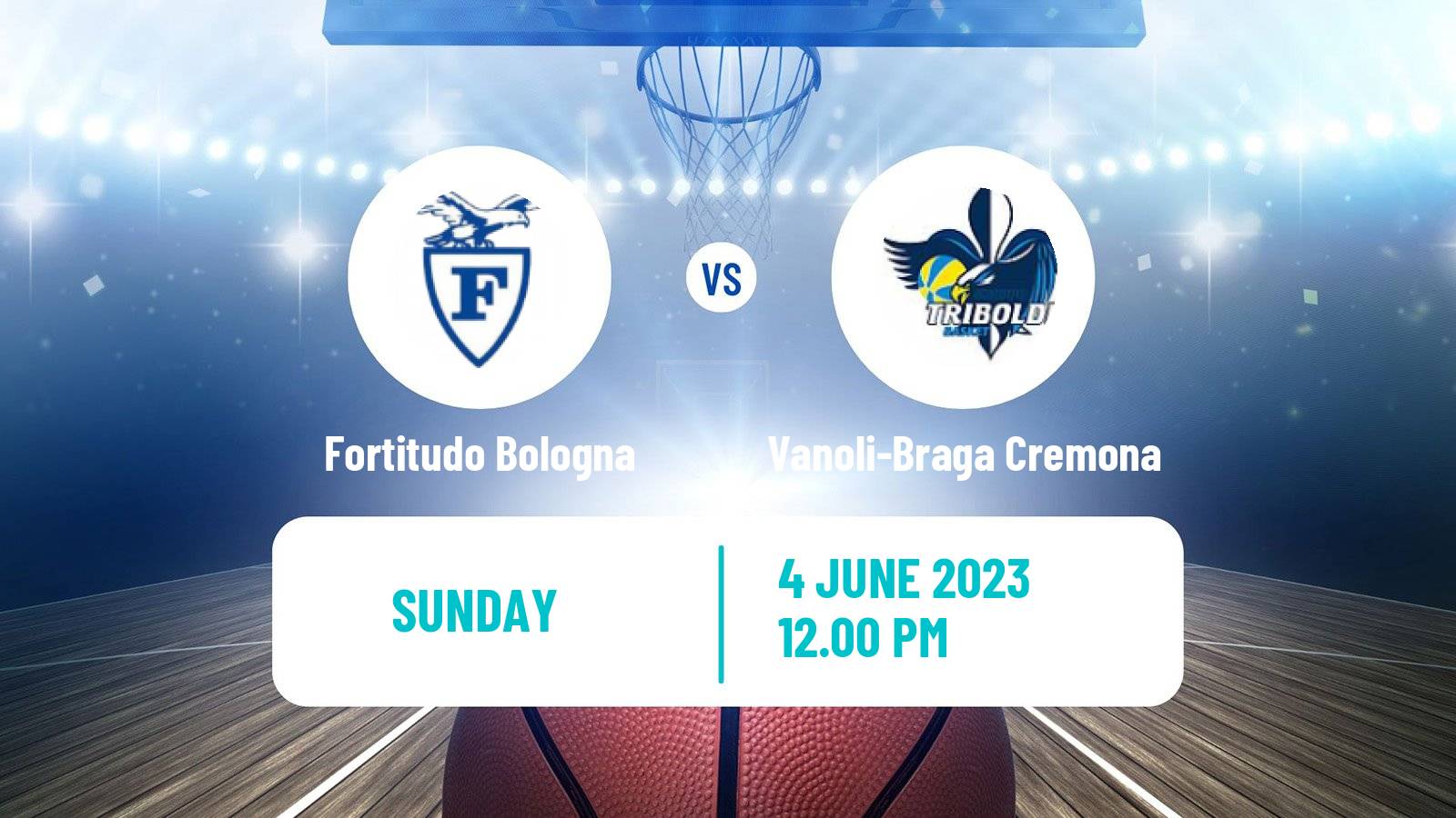Basketball Italian Serie A2 Basketball Fortitudo Bologna - Vanoli-Braga Cremona