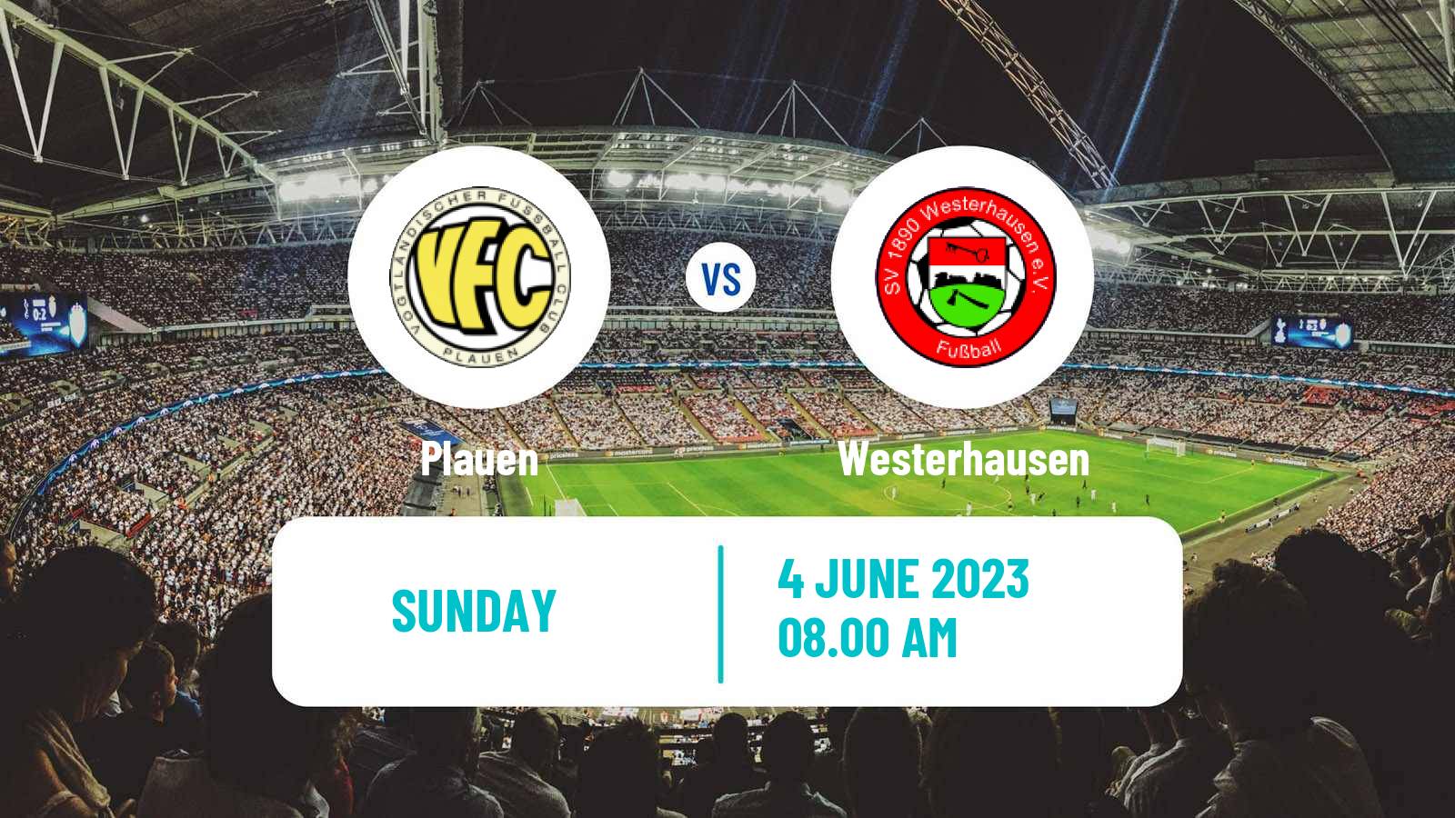Soccer German Oberliga NOFV- Süd Plauen - Westerhausen