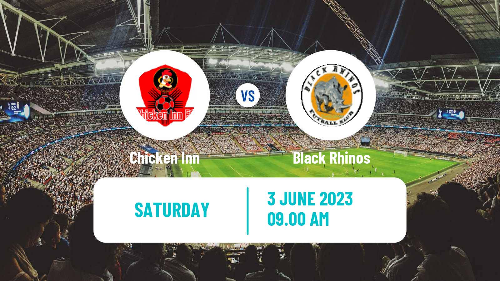Soccer Zimbabwe Premier League Chicken Inn - Black Rhinos