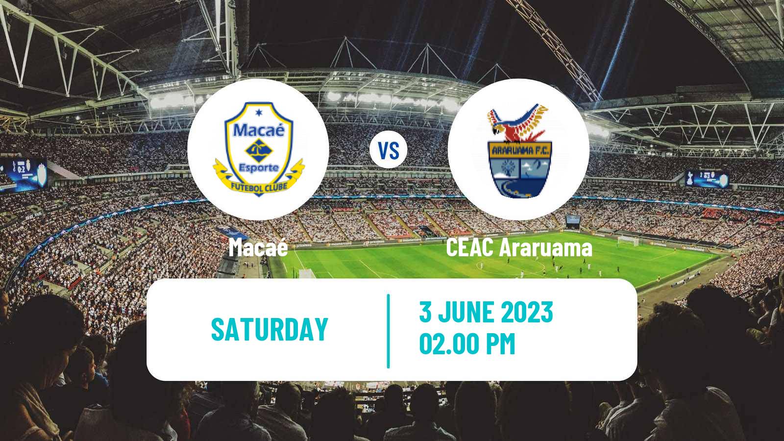 Soccer Brazilian Campeonato Carioca 2 Macaé - CEAC Araruama