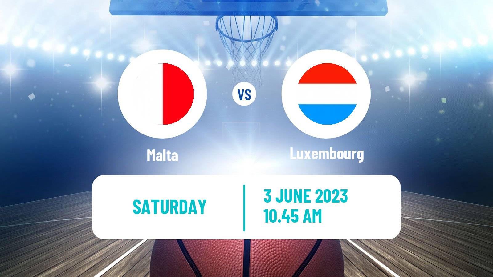 Basketball Games of the Small States of Europe Basketball Malta - Luxembourg