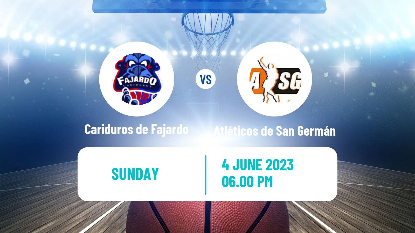 Basketball Puerto Rican BSN Cariduros de Fajardo - Atléticos de San Germán