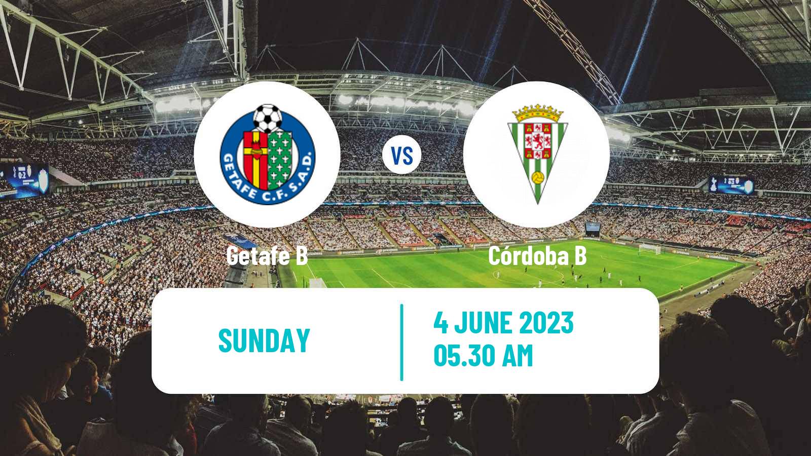 Soccer Spanish Tercera RFEF - Group 1 Getafe B - Córdoba B