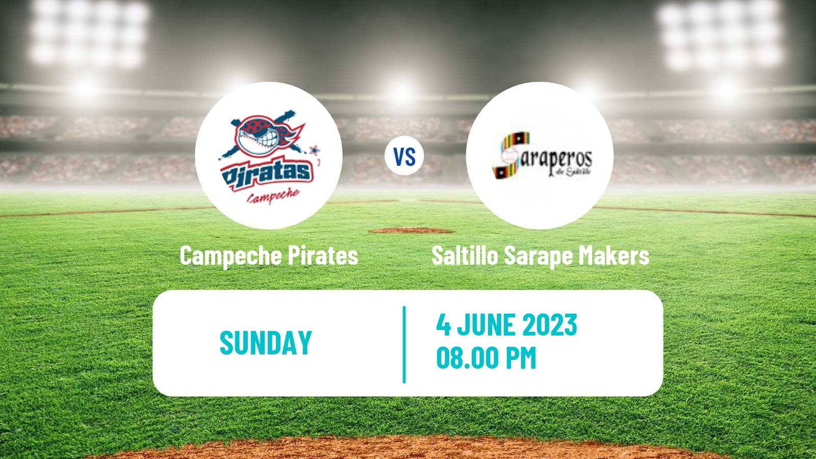 Baseball LMB Campeche Pirates - Saraperos de Saltillo