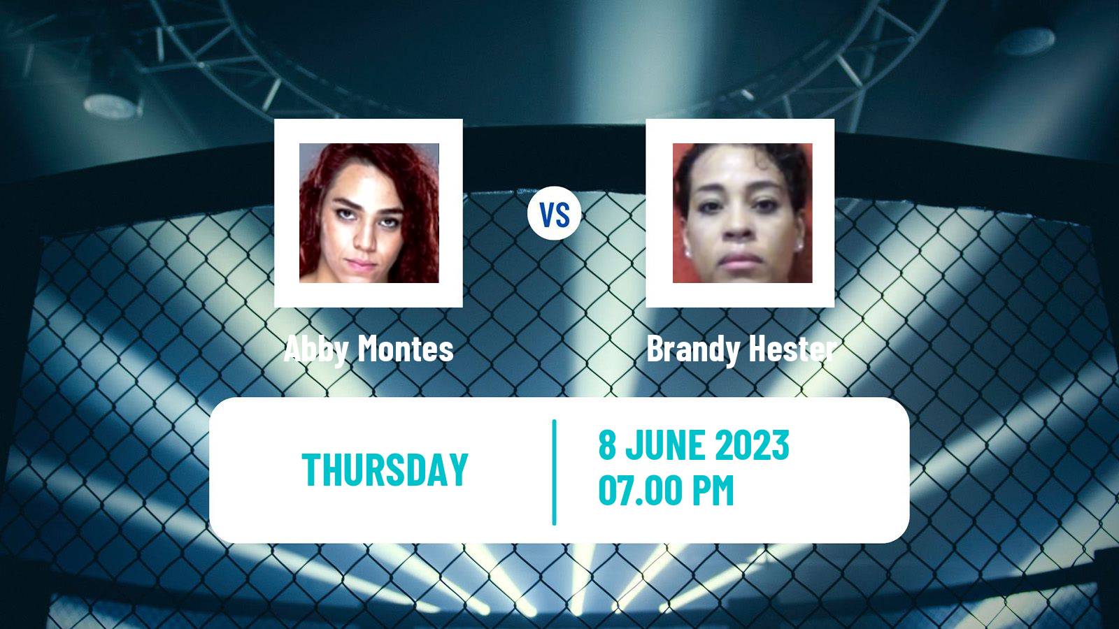 MMA Featherweight Women Pfl Abby Montes - Brandy Hester