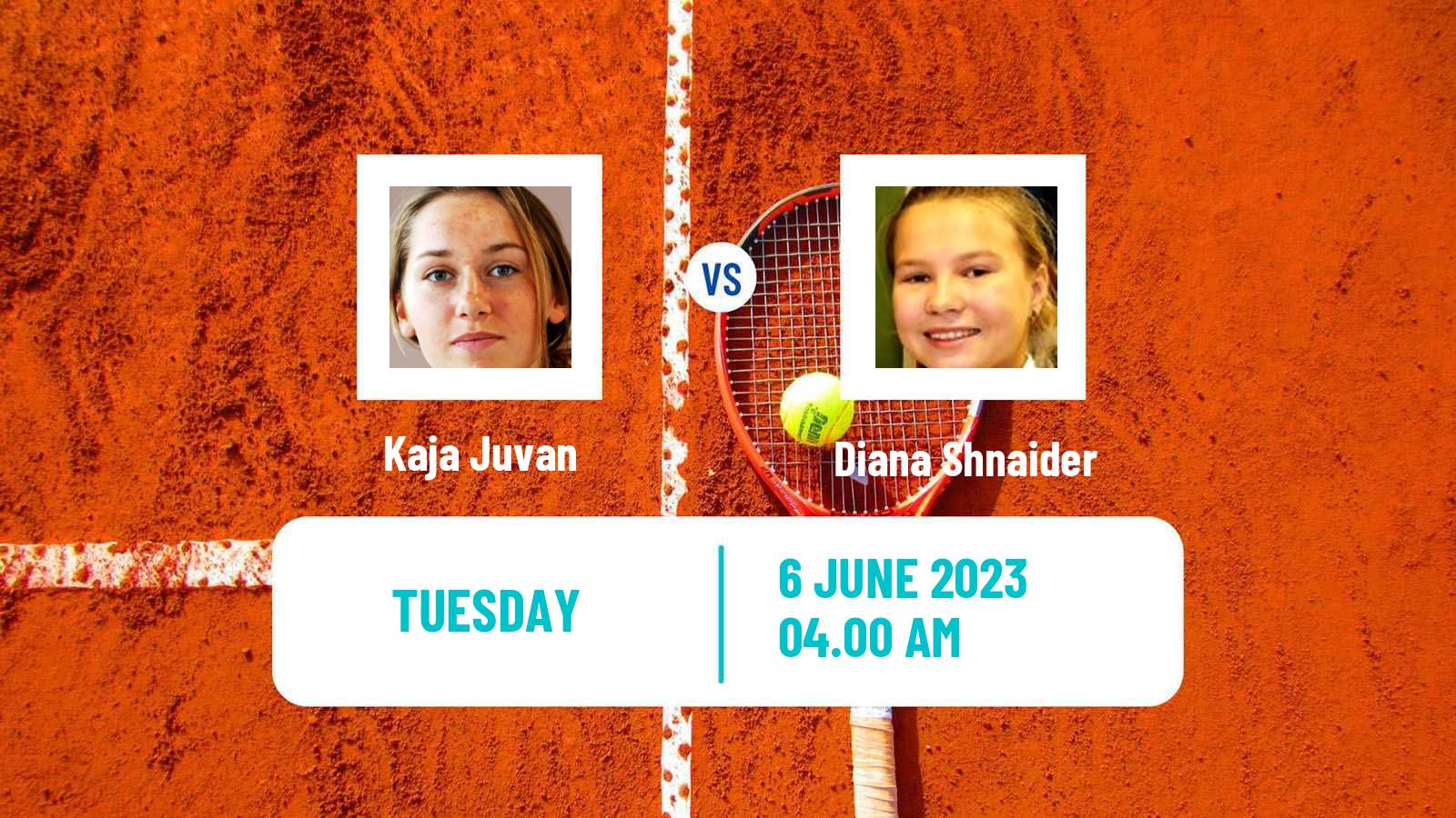 Tennis La Bisbal D Emporda Challenger Women Kaja Juvan - Diana Shnaider