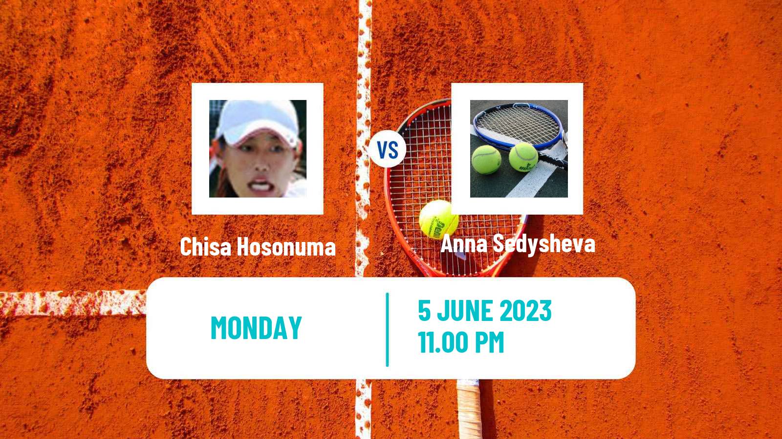 Tennis ITF W15 Nakhon Si Thammarat Women Chisa Hosonuma - Anna Sedysheva